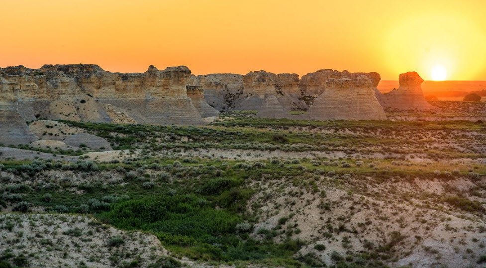 Little Jerusalem Badlands State Park, Kansas, USA